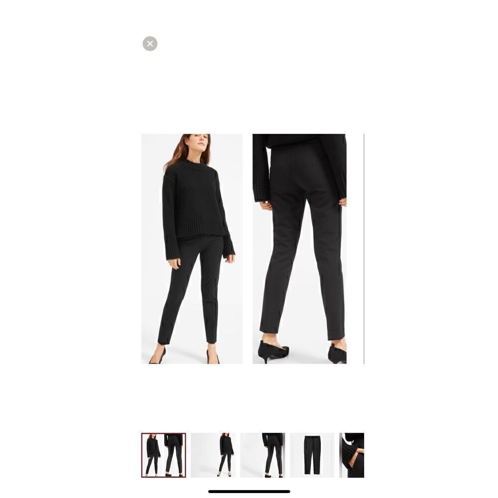 Everlane Slim Wool Ankle Trousers